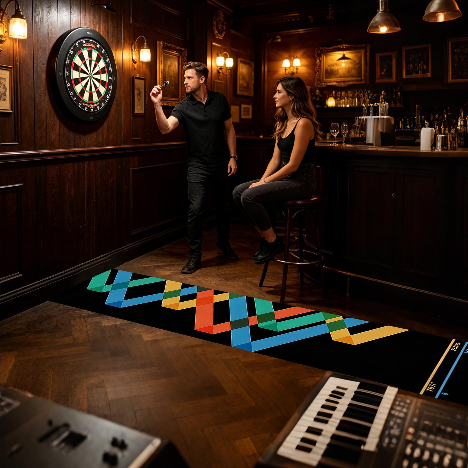Throw Distance Board - Tappetino per freccette con linea di
