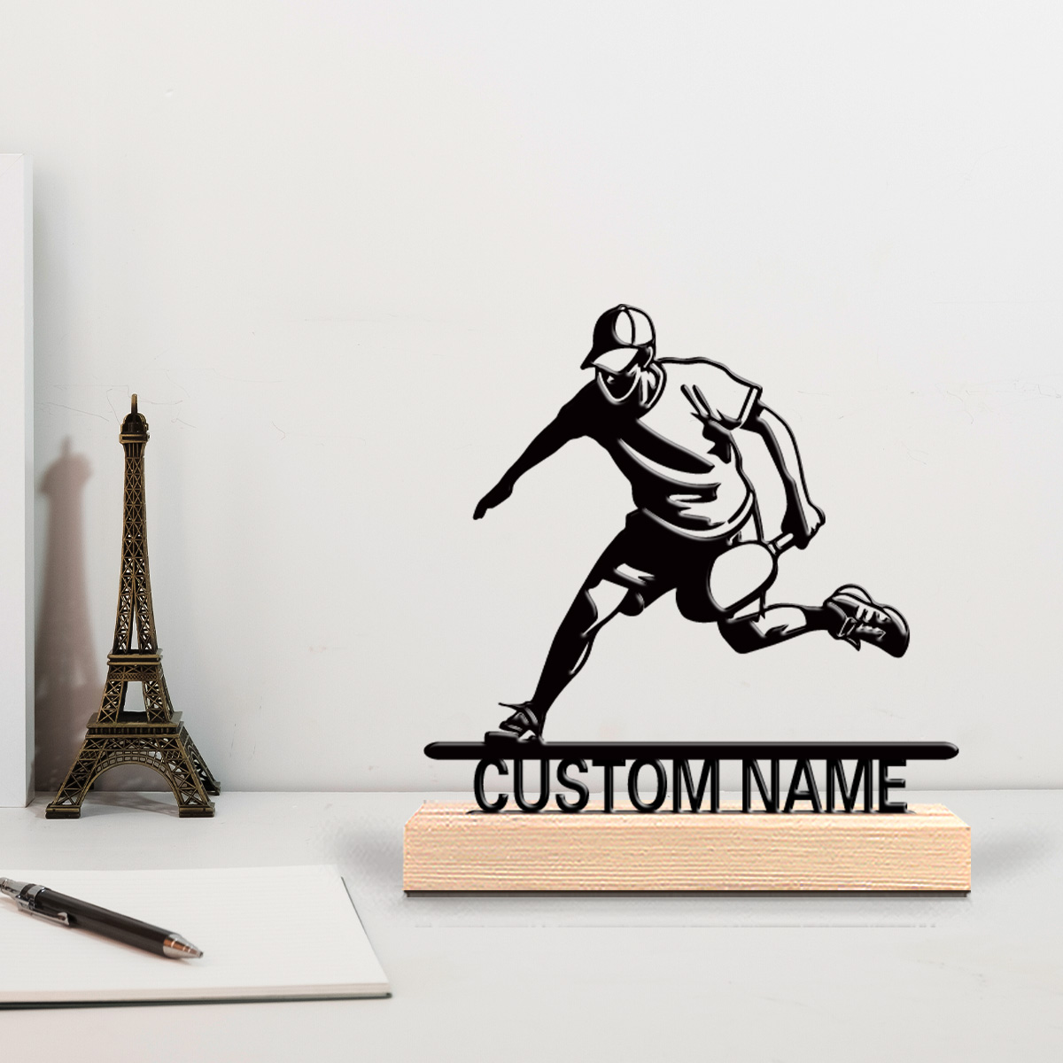 Table Tennis Live - Statua in metallo personalizzata divertente e