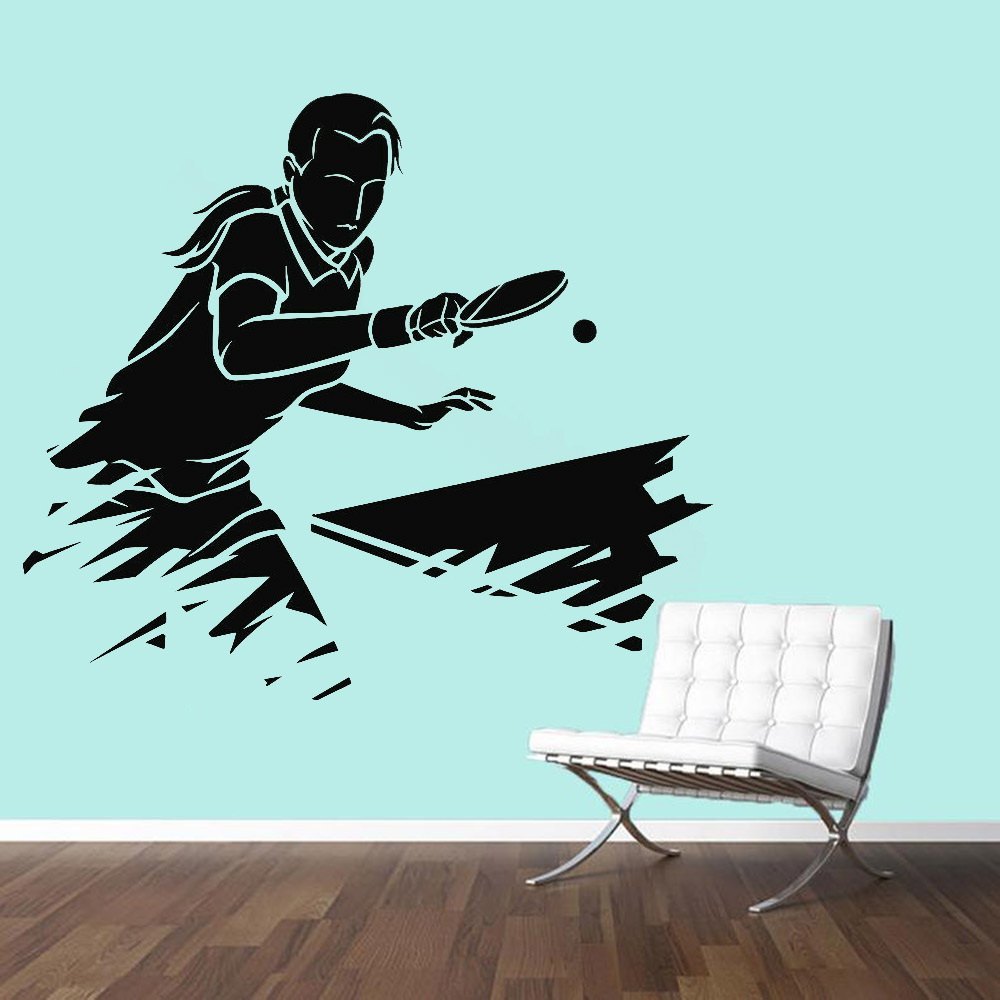 Table Tennis Live - Ping Pong sport Wall Sticker per