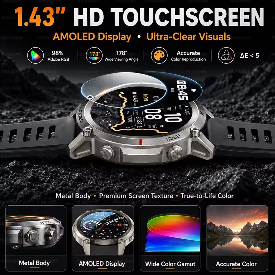 Nuovo Smartwatch GPS da Estern - Table Tennis World recensione e prezzo
