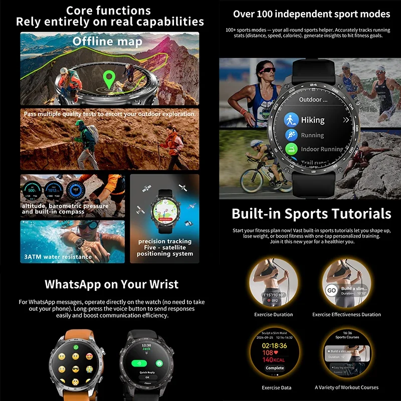 2026 Nuovi uomini Smart Watch  - Table Tennis World recensione e prezzo