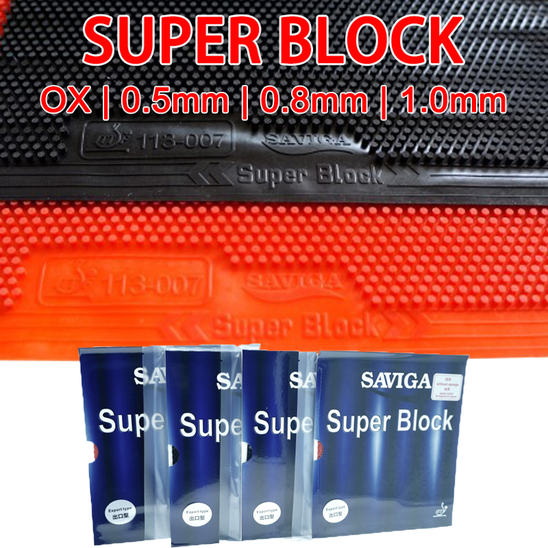 SAVIGA SUPER BLOCK OX Punte lu - Table Tennis Xiom Rubber recensione e prezzo